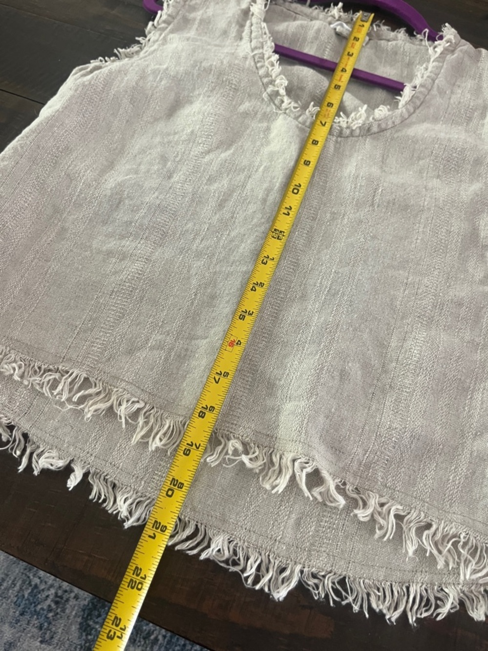 Mikoh Himalaya Linen Frey Sleeves Top - Picture 9 of 10